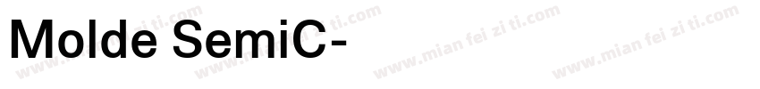 Molde SemiC字体转换
